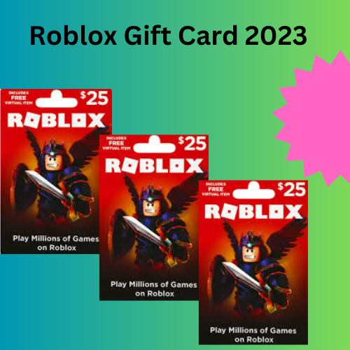 Easy To Earn Roblox Gift Card 2023